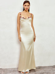 Livette - Satin Gown Maxi Dress