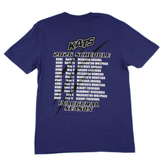 2026 Kats Schedule Tee (Metro Blue)