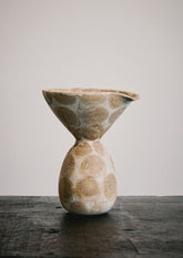Linnan Ye Hand Thrown Sculptural Vase | Stone/Multi