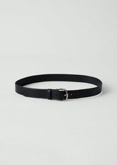 Laperruque Leather Buckle Belt | Black