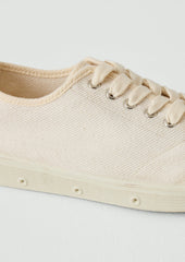 Spring Court Heavy Twill Plimsolls | Ecru