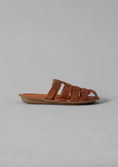 Vibae Leather Fisherman Sandals | Tan