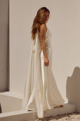 Gabriella Cowl Maxi Dress - Ivory