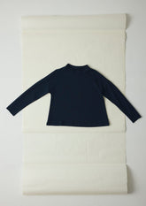 Loopback Jersey Easy Sweater | Midnight