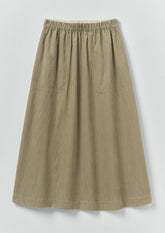 Organic Cord Pull On Skirt | Spelt