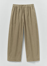 Organic Cord Barrel Leg Trousers | Spelt