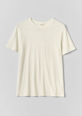 Theo Organic Cotton Short Sleeve Tee | Chalk