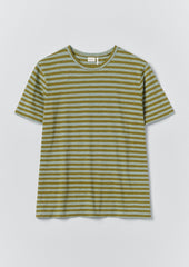 Theo Stripe Lightweight Cotton Tee | Juniper Berry