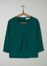 Reworn Madoka Top Size 12 (1031) | Teal