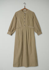 Reworn Bib Front Needlecord Dress Size 6 (1381) | Pebble