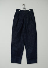Reworn Indigo Denim Trousers Size 4 (1048) | Indigo
