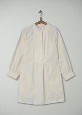 Reworn Cotton Long Shirt Size 6 (934) | Ecru