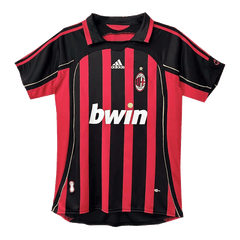 AC Milan KAKA' #22 Retro Jersey Home Soccer Shirt 2006/07