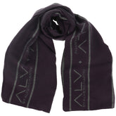 Image 1 : Écharpe Alviero Martini femme violette avec motif imprimé signature — delvale