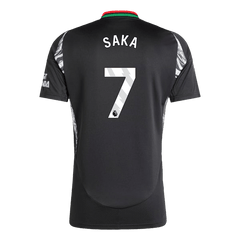Arsenal Authentic SAKA #7 Soccer Jersey Arsenal Away Shirt 2024/25