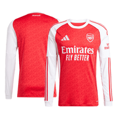 Arsenal Long Sleeve Jersey Home Football Shirt 2025/26
