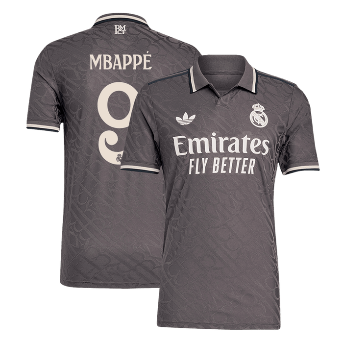 Authentic MBAPPE #9 Soccer Jersey Real Madrid Third Away Shirt 2024/25
