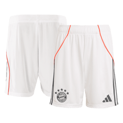Bayern Munich Away Soccer Shorts 2025/26 White