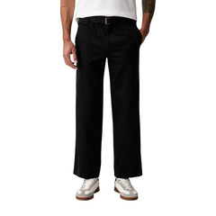 Image 1 : Pantalon Calvin Klein Jeans homme noir, vue de face, coupe moderne — Delvale