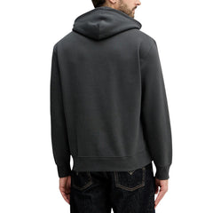 Image 2 : Vue de face du sweat capuche Calvin Klein gris anthracite homme avec logo NY — Delvale