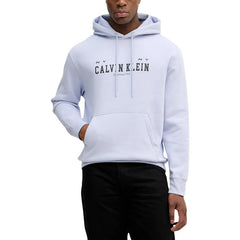 Image 4 : Sweat Calvin Klein Jeans homme gris avec capuche ajustable et inscription heritage — Delvale