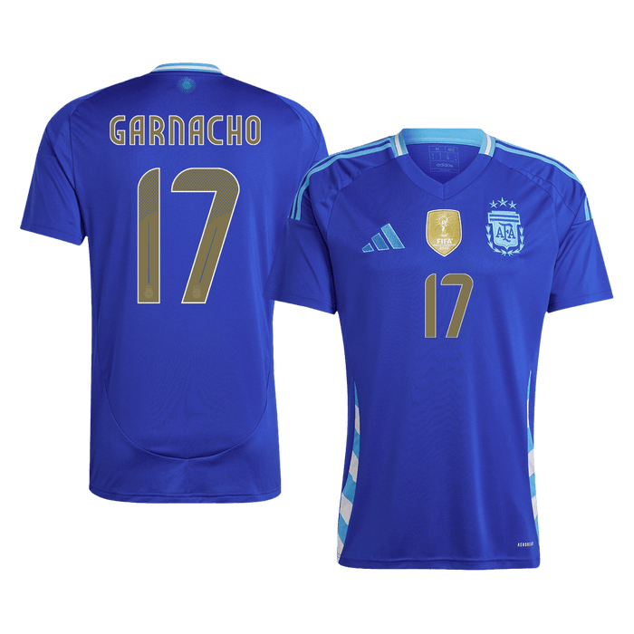 GARNACHO #17 Argentina Away Soccer Jersey 2024