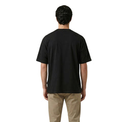 Image 3 : T-shirt Gianni Lupo noir porté, look casual homme — delvale
