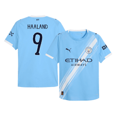 HAALAND #9 Authentic Manchester City Home Soccer Jersey 2025/26 Blue Jersey - Club World Cup