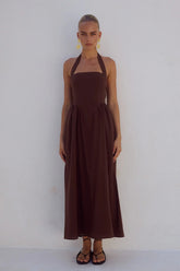 Locklea Midi Dress - Chocolate