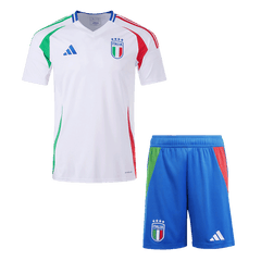 Italy Away Soccer Jersey Kit(Jersey+Shorts) Euro 2024