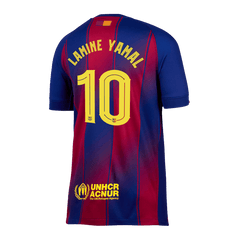 LAMINE YAMAL #10 Barcelona Home Soccer Jersey 2025/26 -UCL