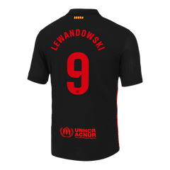 LEWANDOWSKI #9 Authentic Soccer Jersey Barcelona Away Shirt 2024/25 Spotify Logo Without Text