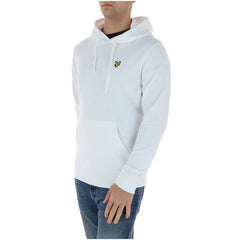 Image 3 : Sweat capuche Lyle & Scott blanc homme, vue de profil — Delvale