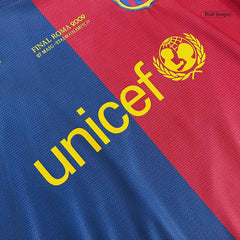 MESSI #10 Home Retro Jersey Soccer Jersey 2008/09 - UCL UCL Final