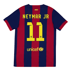 NEYMAR JR #11 Barcelona Retro Jersey Home Soccer Shirt 2014/15