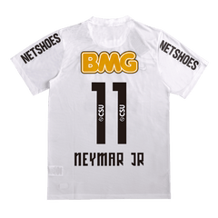 NEYMAR JR #11 Santos FC Retro Jersey Home Soccer Shirt 2012