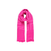 Image 1 : Écharpe Only femme fuchsia en tricot acrylique doux — delvale