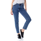 Image 1 : Jeans femme bleu Only coupe ajustée, vue de face — Delvale