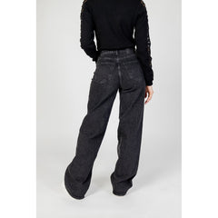 Image 3 : Jean noir Only femme vue d'ensemble style décontracté — Delvale