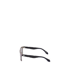 Image 2 : Lunettes de soleil Adidas Originals Navigator homme, détail monture violet avec verres gris fumés — Delvale