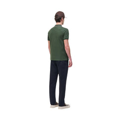 Polo Colmar Originals homme vert col à liseré contrasté
