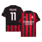 PULISIC #11 AC Milan Home Soccer Jersey 2025/26 Red&Black