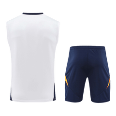 Real Madrid Pre-Match Soccer Jersey Vest Kit(Jersey+Shorts) 2024/25