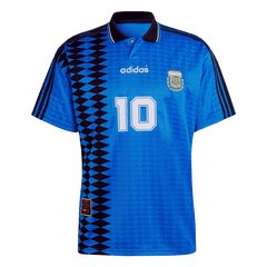 Retro #10 1994 Argentina Away Soccer Jersey