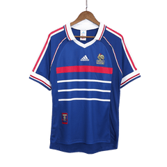Retro 1998 France Home Soccer Jersey