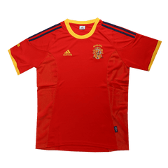 Retro 2002 Spain Home Soccer Jersey