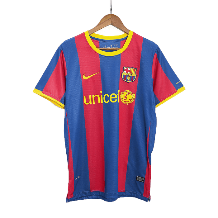 Retro 2010/11 Barcelona Home Soccer Jersey