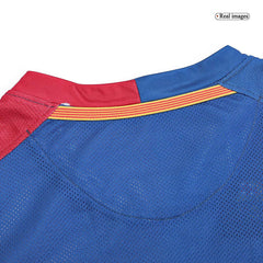 Retro Jersey A.INIESTA #8 Barcelona Retro Jersey Home Long Sleeve Soccer Shirt 2008/09 - UCL Final