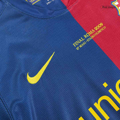 Retro Jersey ETO'O #9 Barcelona Retro Jersey Home Soccer Shirt 2008/09 UCL Final