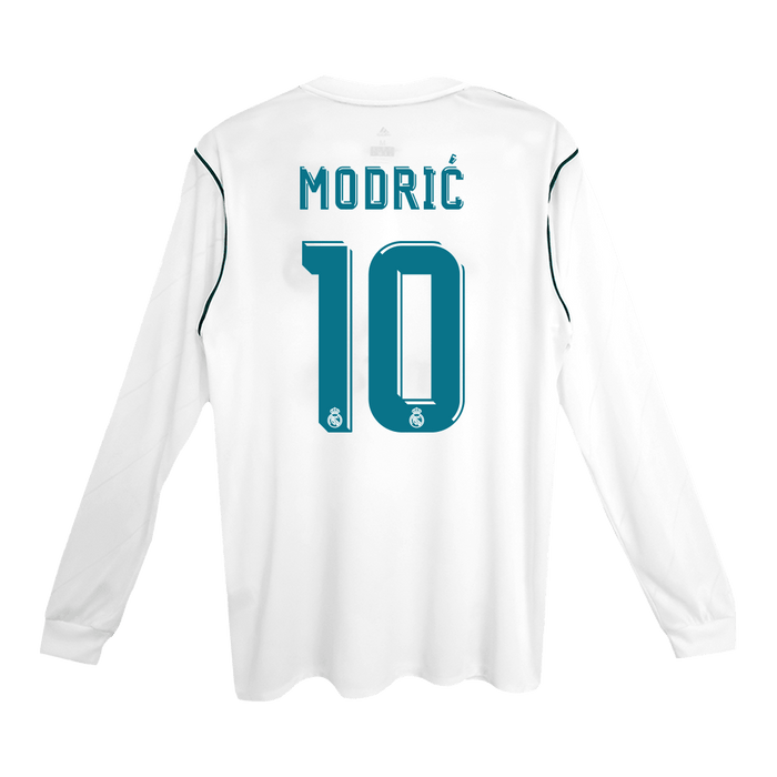 Retro Jersey MODRI? #10 Real Madrid Retro Jersey Home Soccer Shirt 2017/18